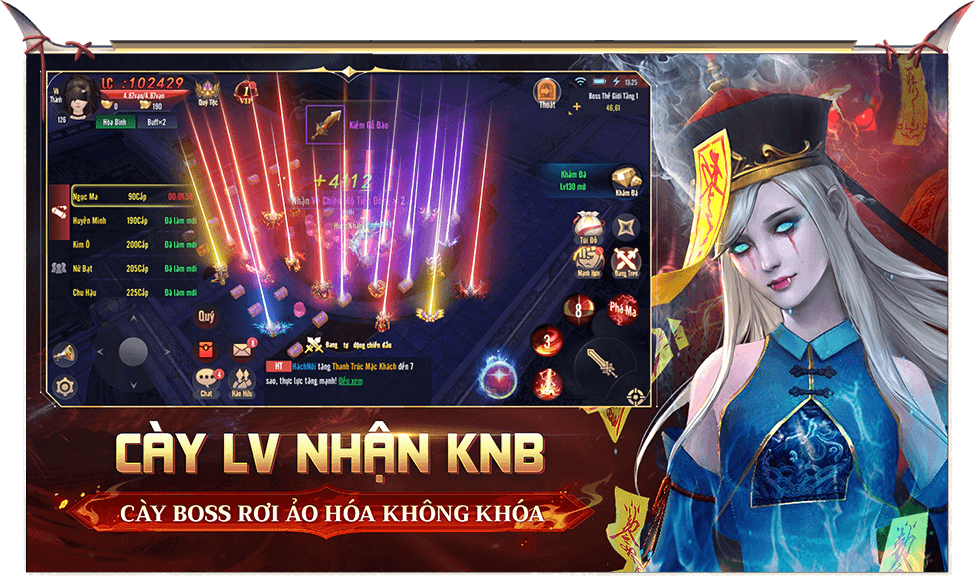 Cày LV nhận KNB