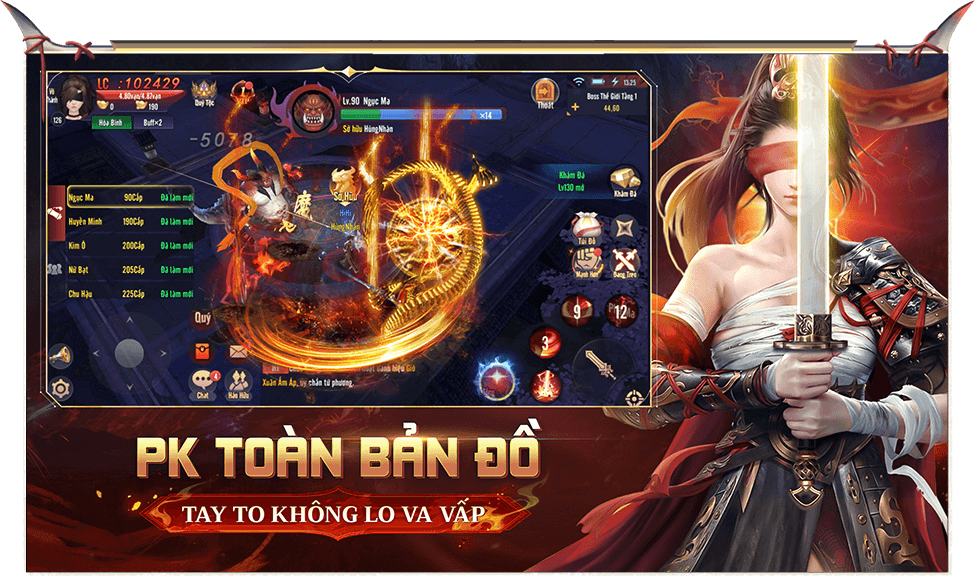PK Toàn bản đồ