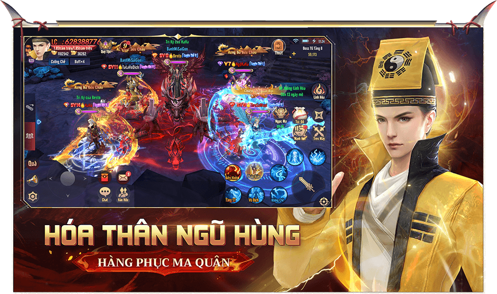 Hóa thân ngũ hùng